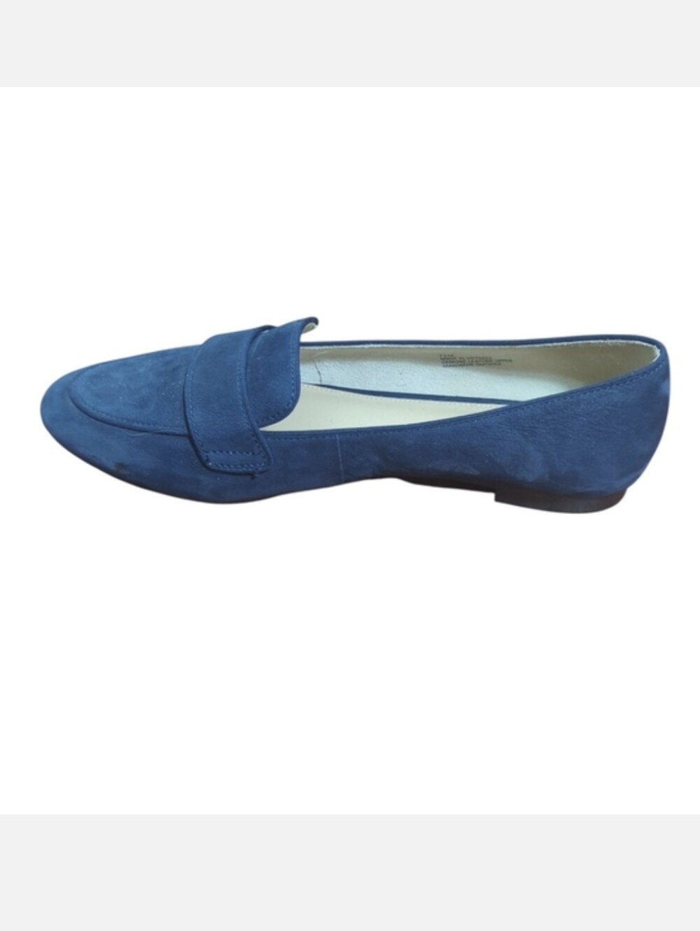 Talbots Women's Blue Suede‎ Loafer Flat Dress Shoe Career Quiet Luxury Size 7.5